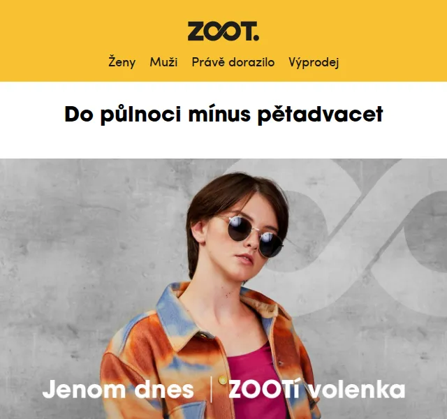 ZOOT: Extra sleva 25 % na vybrané zboží – červen 2026 | Nuslet.cz