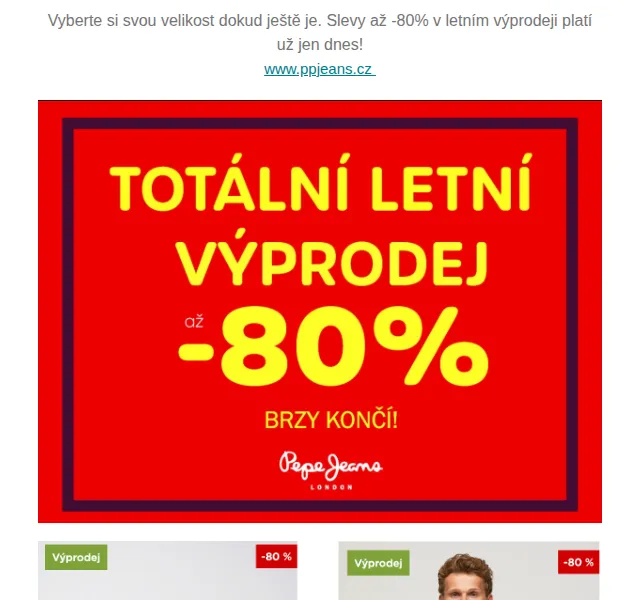 Pepe Jeans - Custom_Design - Palladium: Letní výprodej -80% – červen 2026 | Nuslet.cz