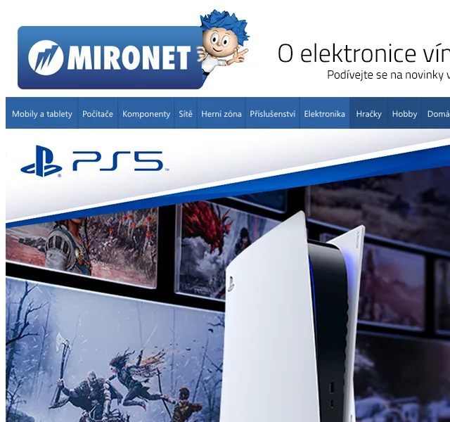 Mironet: PS5 ihned k dispozici – červen 2026 | Nuslet.cz