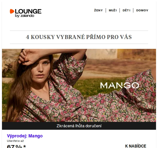 Lounge by Zalando: Mango, UGG, EA7 a další – červenec 2026 | Nuslet.cz