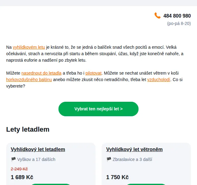 Adrop: zážitkové lety letadlem, balónem i vrtulníkem – červen 2026 | Nuslet.cz