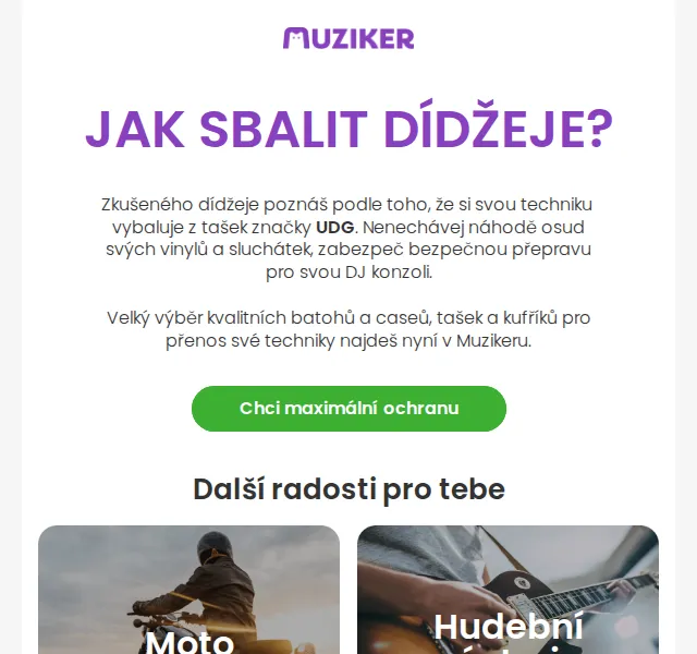 Muziker: Obaly na DJ techniku UDG – červenec 2026 | Nuslet.cz