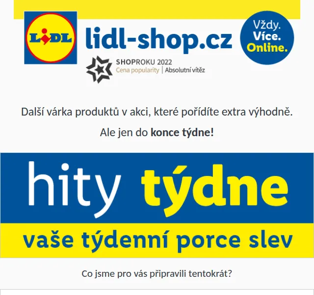 Lidl: Čtvrteční Hity týdne se slevou až 66 % – červen 2026 | Nuslet.cz