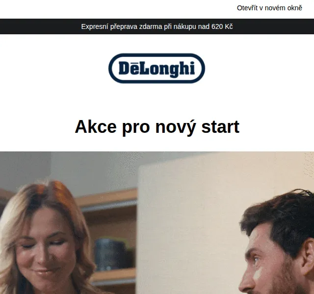 De'Longhi: Sleva až 30 % na kávovary a konvice – červenec 2026 | Nuslet.cz