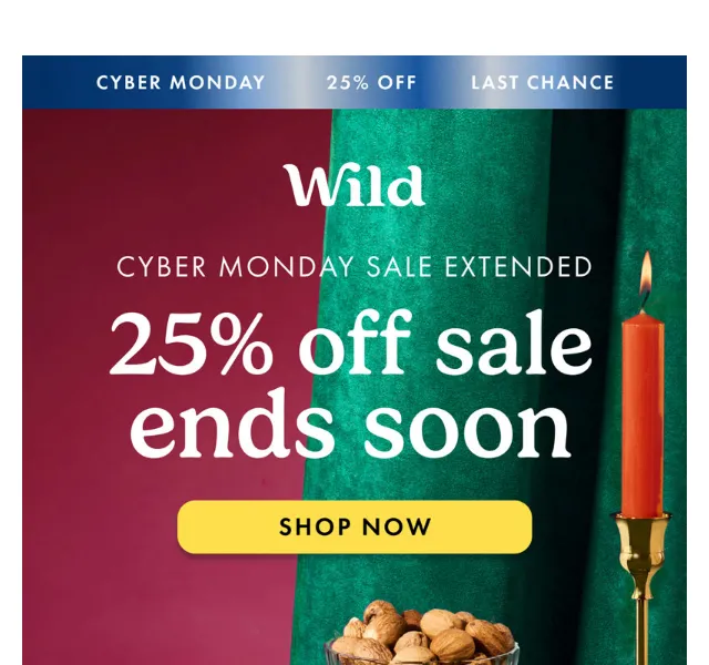 Wild: prodloužený Cyber Monday výprodej – červenec 2026 | Nuslet.cz