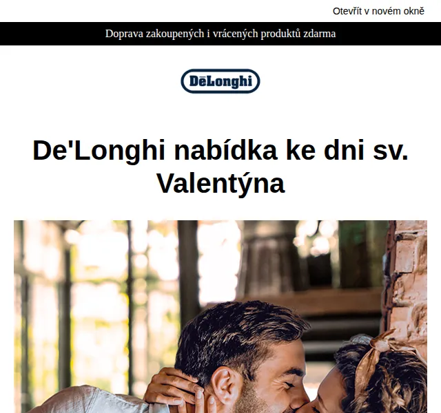 De'Longhi: Valentýnské slevy až 25 % – červen 2026 | Nuslet.cz