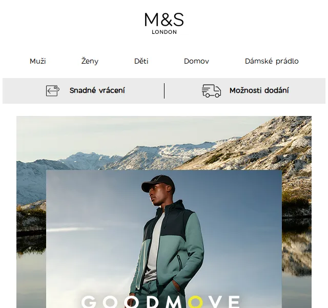 Marks and Spencer: Goodmove nová kolekce – červenec 2026 | Nuslet.cz