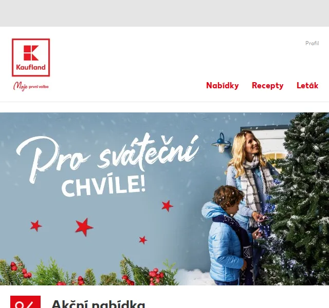 Kaufland: Vánoční svícny a LED řetězy – prosinec 2026 | Nuslet.cz