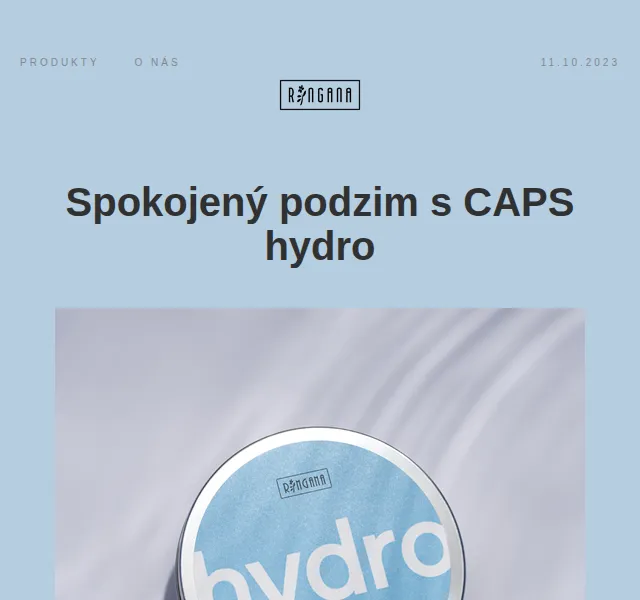RINGANA: CAPS hydro pro spokojený měchýř – říjen 2023 | Nuslet.cz