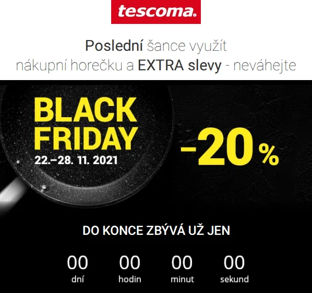 Tescoma: Black Friday – 20% sleva na President Stone – červen 2026 | Nuslet.cz