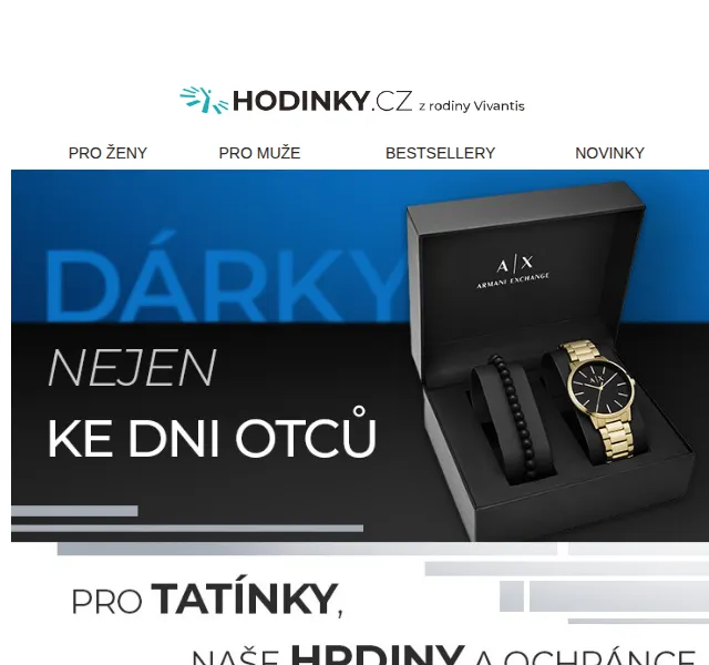 Hodinky.cz: Jedinečné dárky ke Dni otců – červen 2026 | Nuslet.cz