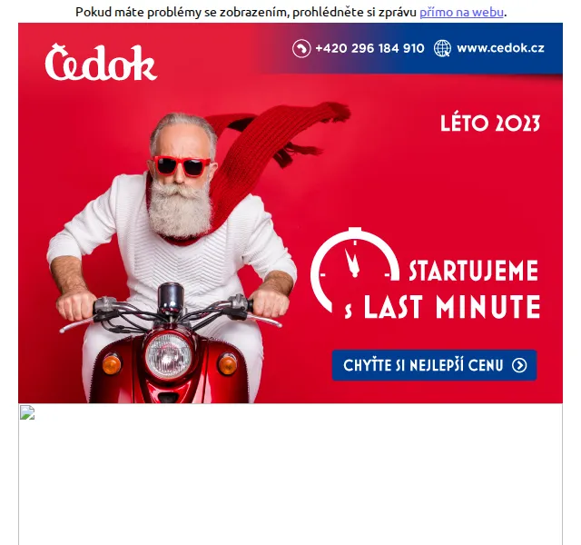 Čedok: Last minute dovolená – červenec 2026 | Nuslet.cz