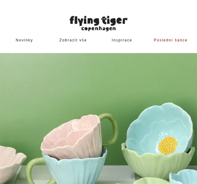 Flying Tiger Copenhagen: Keramické květiny – nová kolekce červenec 2026 | Nuslet.cz