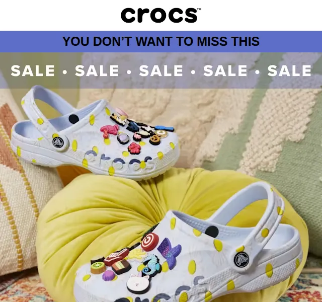 Crocs: slevy až 30 % – červen 2026 | Nuslet.cz
