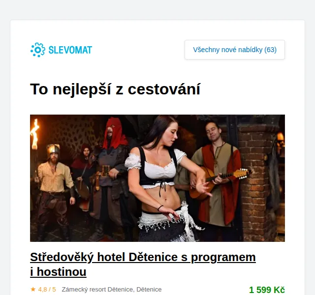 Slevomat: 4* pobyt v centru Tábora s jídlem a wellness od 2 380 Kč – červen 2026 | Nuslet.cz