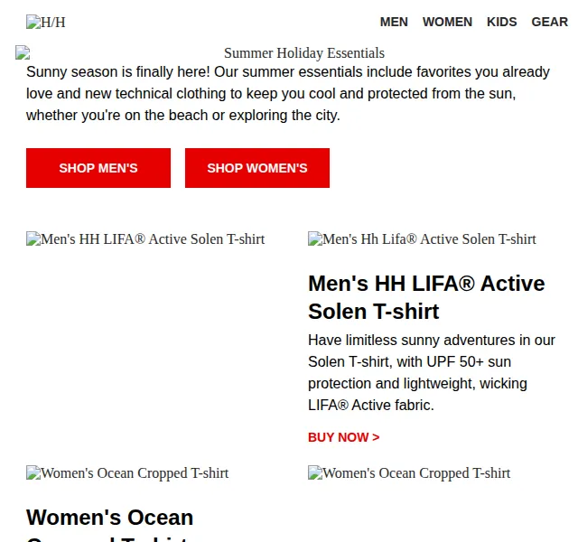 Helly Hansen: letní must-have s UPF 50+ – červenec 2026 | Nuslet.cz