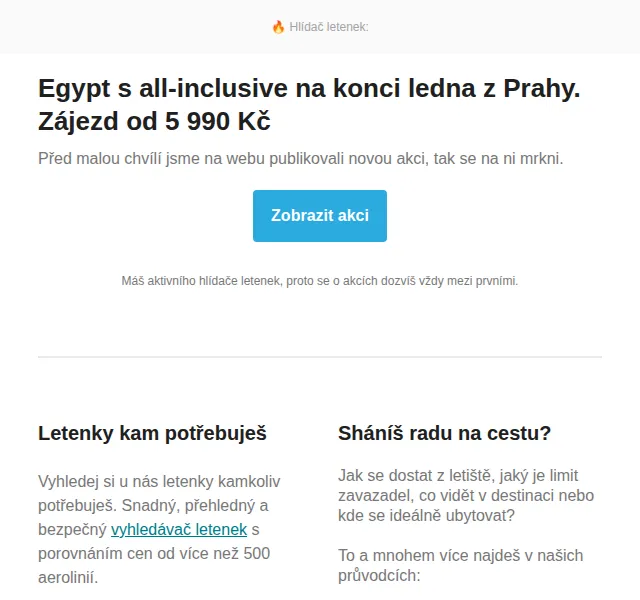 Cestujlevne.com: Egypt s all-inclusive od 5 990 Kč – leden 2026 | Nuslet.cz