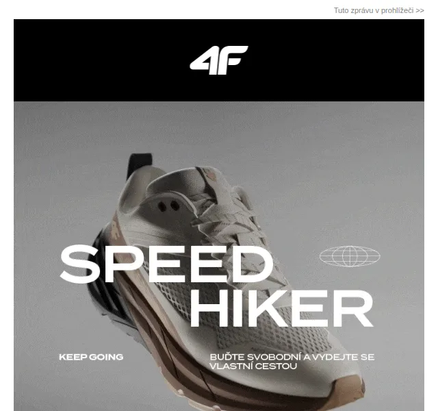 4Fstore: Nové boty Speed Hiker s membránou NeoDry – červenec 2026 | Nuslet.cz