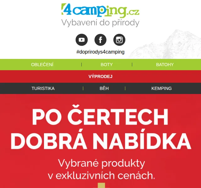 4camping.cz: Po čertech dobrá nabídka – červen 2026 | Nuslet.cz