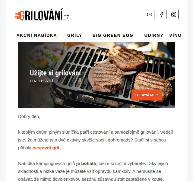 Grilování.cz: Přenosné grily Lodge, COBB a Everdure – červenec 2026 | Nuslet.cz