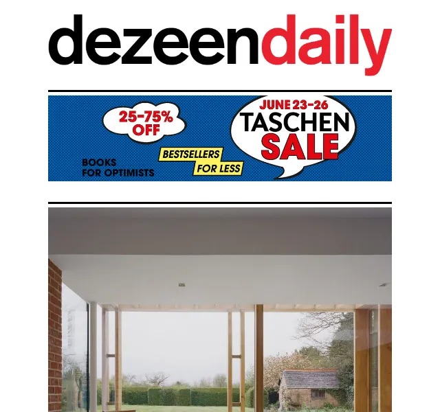 Dezeen Daily: architektura a design – červen 2026 | Nuslet.cz