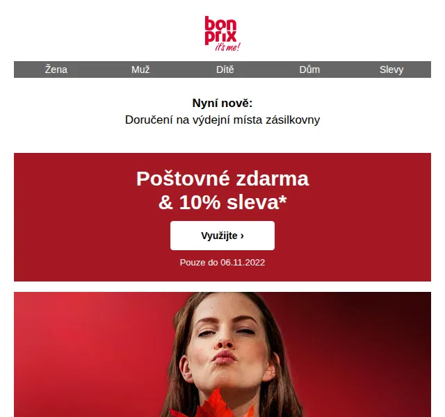 bonprix: 10% sleva a poštovné zdarma – červen 2026 | Nuslet.cz