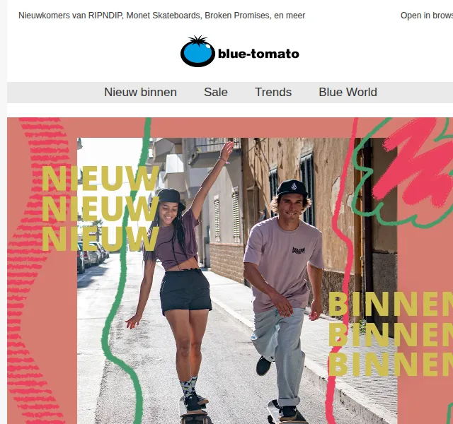 BLUE TOMATO: Nová streetwear a podzimní výprodej – říjen 2026 | Nuslet.cz