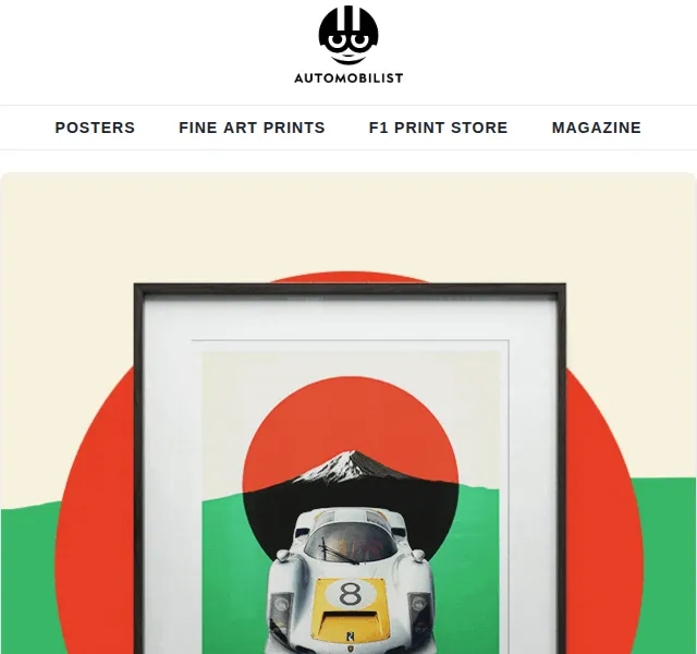 Automobilist: Tetsu Ikuzawa Porsche 906 poster – červen 2026 | Nuslet.cz
