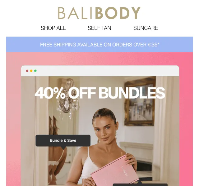 Bali Body: Slevy až 40% na sady produktů – duben 2026