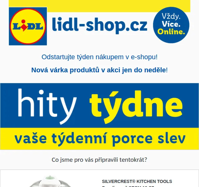 Lidl: Pondělní hity týdne – sleva až 48 % | červenec 2023 | Nuslet.cz
