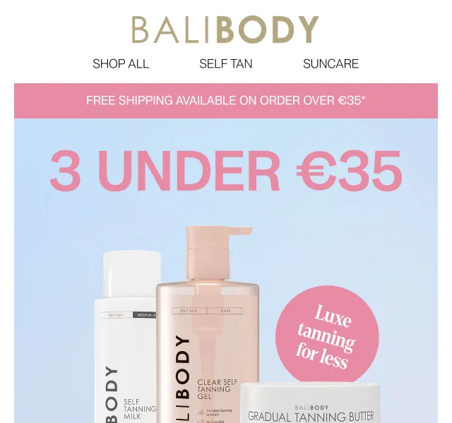 Bali Body: Essentials do €35 – duben 2026 | Nuslet.cz