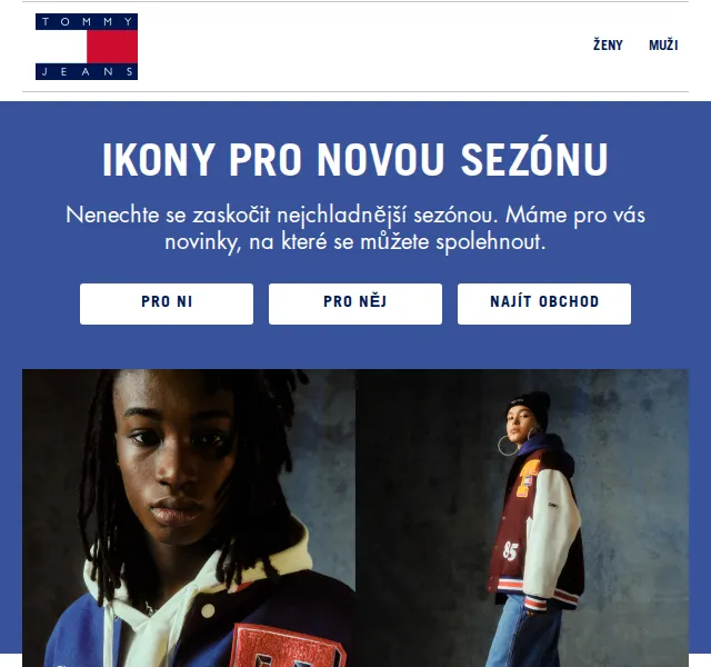 Tommy Hilfiger: Podzimní kolekce bund a mikin – červen 2026 | Nuslet.cz