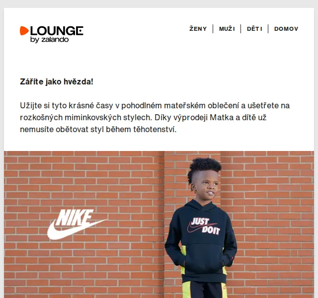 Lounge by Zalando: Výprodej Matka a dítě – až 75 % sleva – červen 2026 | Nuslet.cz