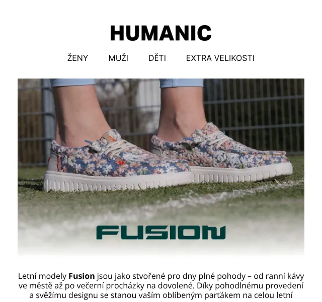 HUMANIC: Letní boty Fusion – červen 2026 | Nuslet.cz