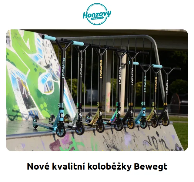 Honzovy Longboardy: Koloběžka Bewegt Next Level – červenec 2026 | Nuslet.cz