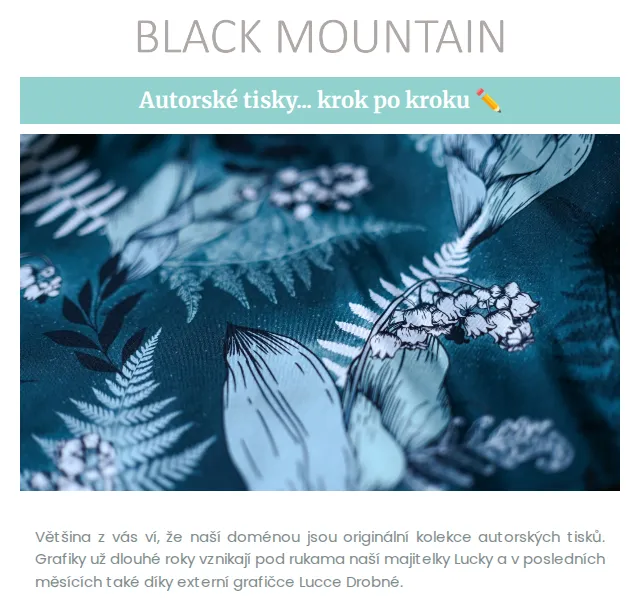 Black Mountain: Autorské tisky a letní kolekce – květen 2026