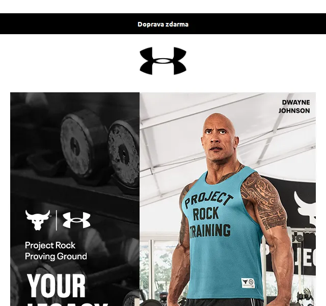 Under Armour: Nová Project Rock Collection – červen 2026 | Nuslet.cz