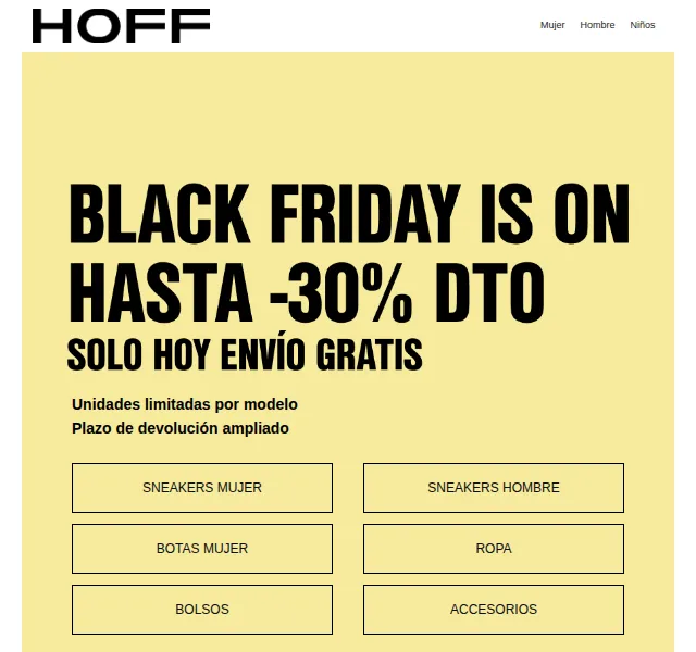 HOFF: Black Friday až -30 % na sneakers a boty – červenec 2026 | Nuslet.cz