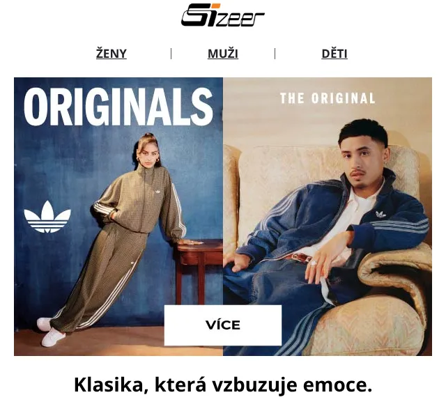 Sizeer: Adidas Originals kolekce – září 2026