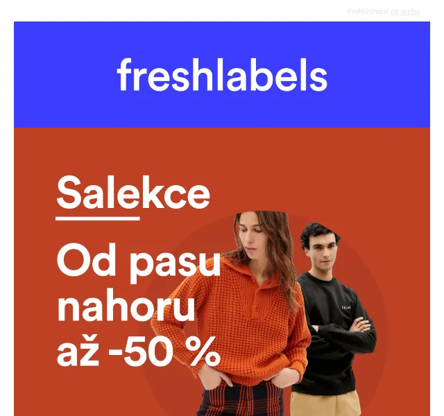 Freshlabels: Mikiny, trika a bundy se slevou až 50 % – červen 2026 | Nuslet.cz