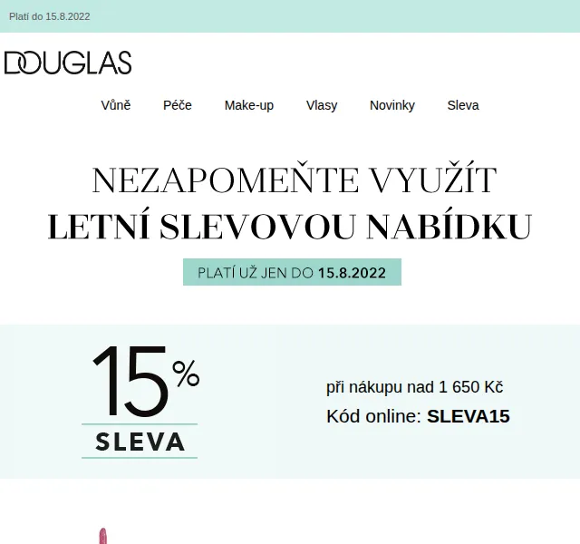 Douglas CZ: Slevové kupony až 400 Kč – červen 2026 | Nuslet.cz