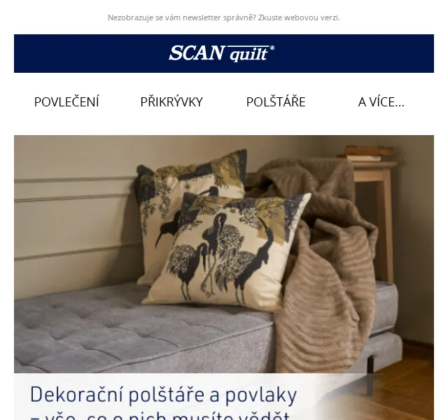Lucie T. | SCANquilt.cz: Zimní povlečení, plédy a župany – červen 2026 | Nuslet.cz
