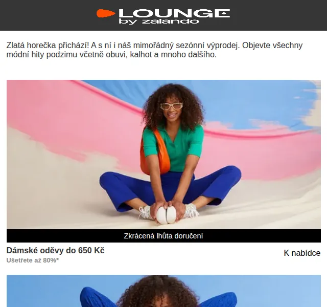 Lounge by Zalando: Móda a tenisky do 800 Kč – červen 2026 | Nuslet.cz