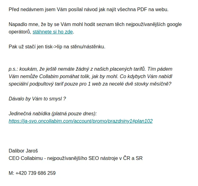 Collabim: Speciální tarif za 200 Kč – červen 2026 | Nuslet.cz