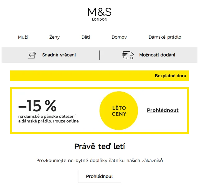 Marks and Spencer: Nezbytné doplňky šatníku – červenec 2026 | Nuslet.cz