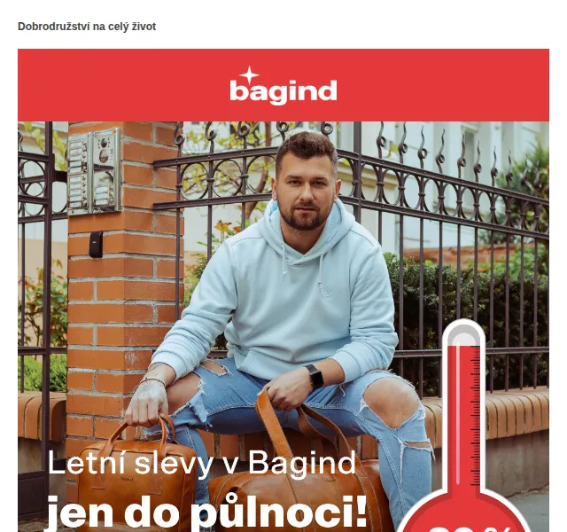 Bagind: Letní slevy 30 % na vše – červenec 2026 | Nuslet.cz