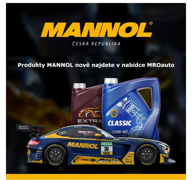 MROAUTO: oficiální distributor olejů MANNOL – červenec 2026 | Nuslet.cz