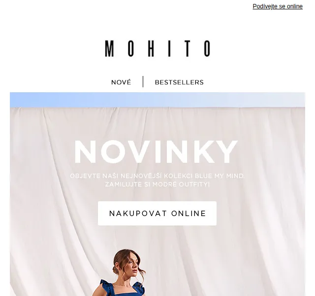 MOHITO: Zamilujte se do modré barvy – červen 2026 | Nuslet.cz