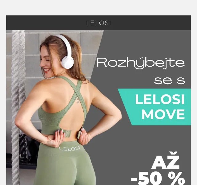 LELOSI: Slevy na kolekci MOVE až 50 % – červenec 2026 | Nuslet.cz