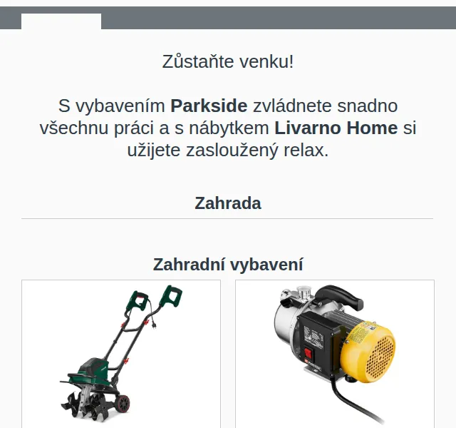 Lidl: Vybavení pro zahradu Parkside a Livarno Home – červen 2026 | Nuslet.cz